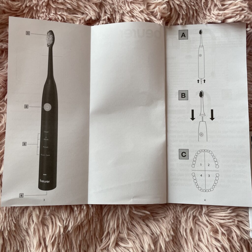 Beurer SC 30 Schallzahnbürste Anleitung