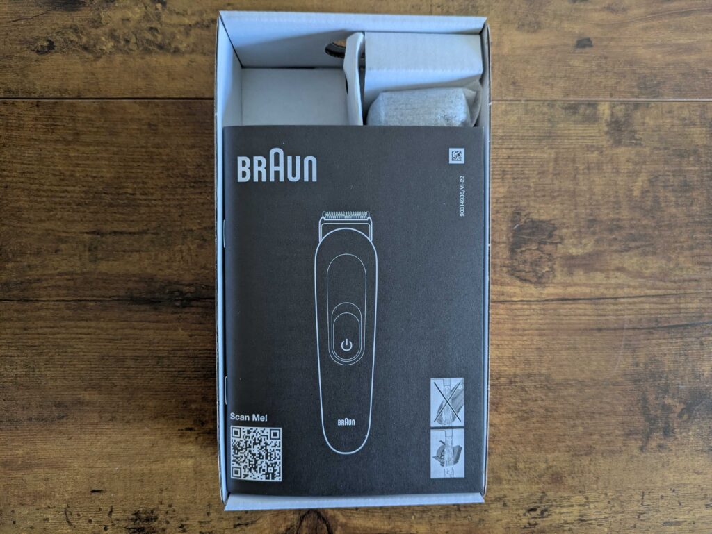 King C. Gillette Bartschneider entpackt