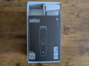 King C. Gillette Bartschneider entpackt