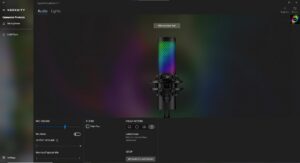 HyperX QuadCast 2 S Mikrofon NGENUITY-Software Audioeinstellungen