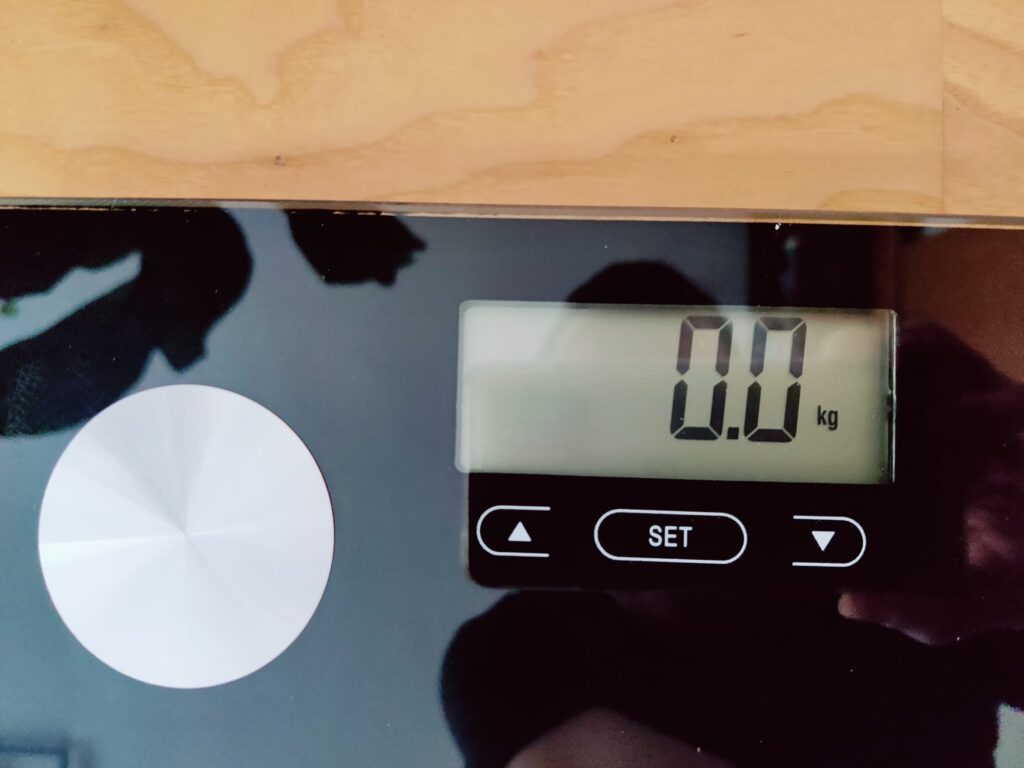 Grundig 18682 Körperfettwaage Anzeige in kg