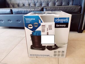 Scheppach AVC20 Aschesauger Verpackung