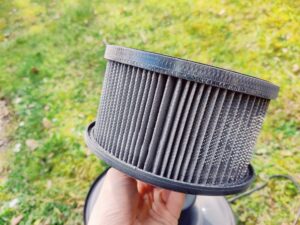 Scheppach AVC20 Aschesauger HEPA-Filter nach der Nutzung