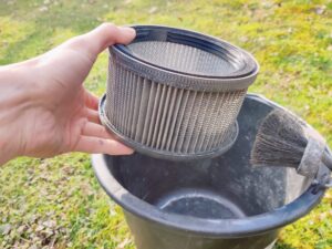 Scheppach AVC20 Aschesauger Filter ausklopfen