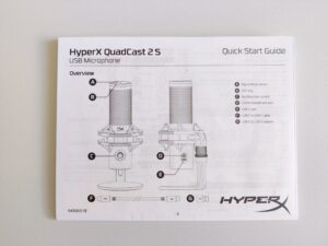 HyperX QuadCast 2 S Mikrofon Bedienungsanleitung