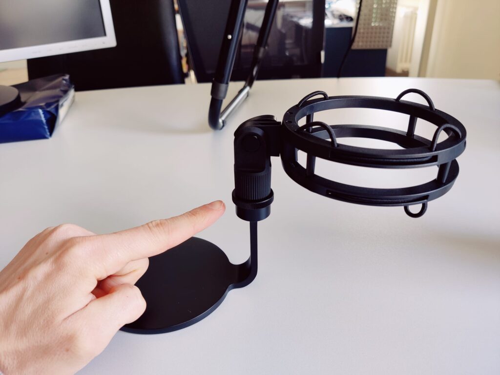 HyperX QuadCast 2 S Mikrofon Tischständer horizontale Verstellung