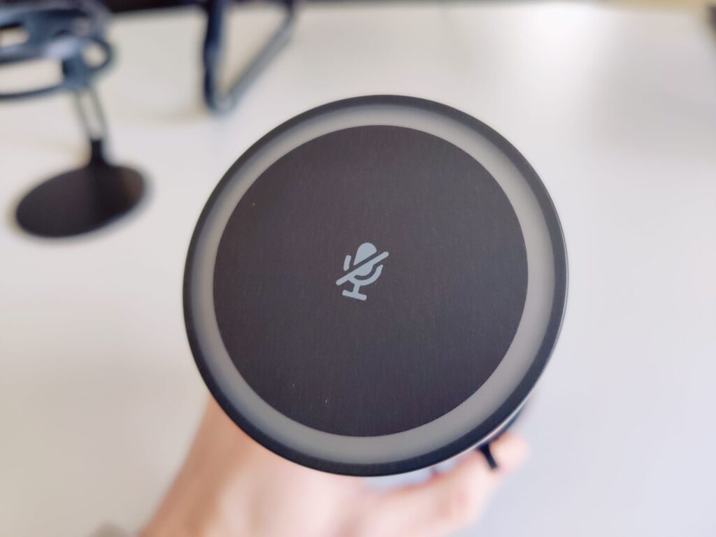 HyperX QuadCast 2 S Mikrofon Mute-Taste