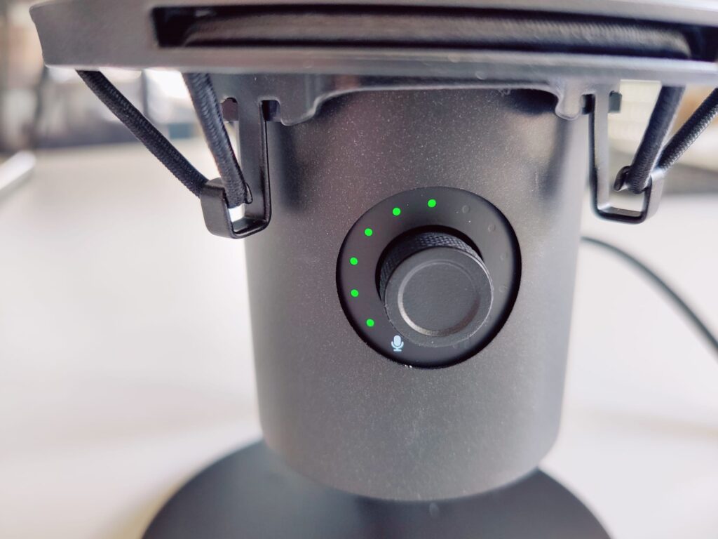 HyperX QuadCast 2 S Mikrofon Lautstärke-LEDs