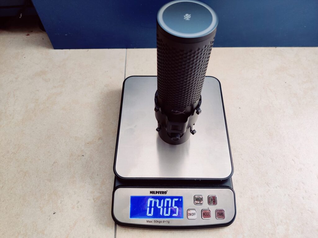 HyperX QuadCast 2 S Mikrofon Gewicht Mikro