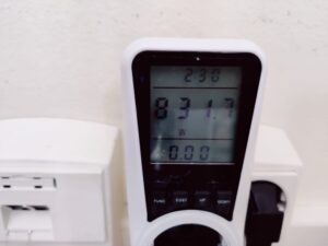 Cecotec Conga Ash 2000 Home Aschesauger Stromverbrauch auf höchster Stufe