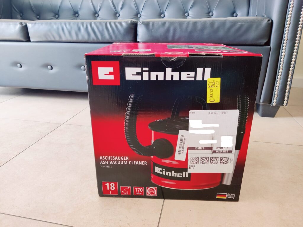 Einhell TC-AV 1830 D Aschesauger Verpackung