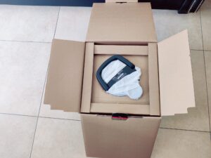 Einhell TC-AV 1830 D Aschesauger Verpackung offen