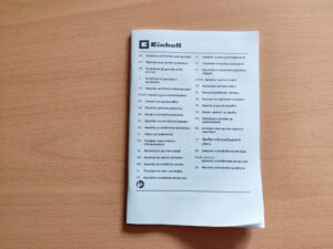 Einhell TC-AV 1830 D Aschesauger Garantiedokument