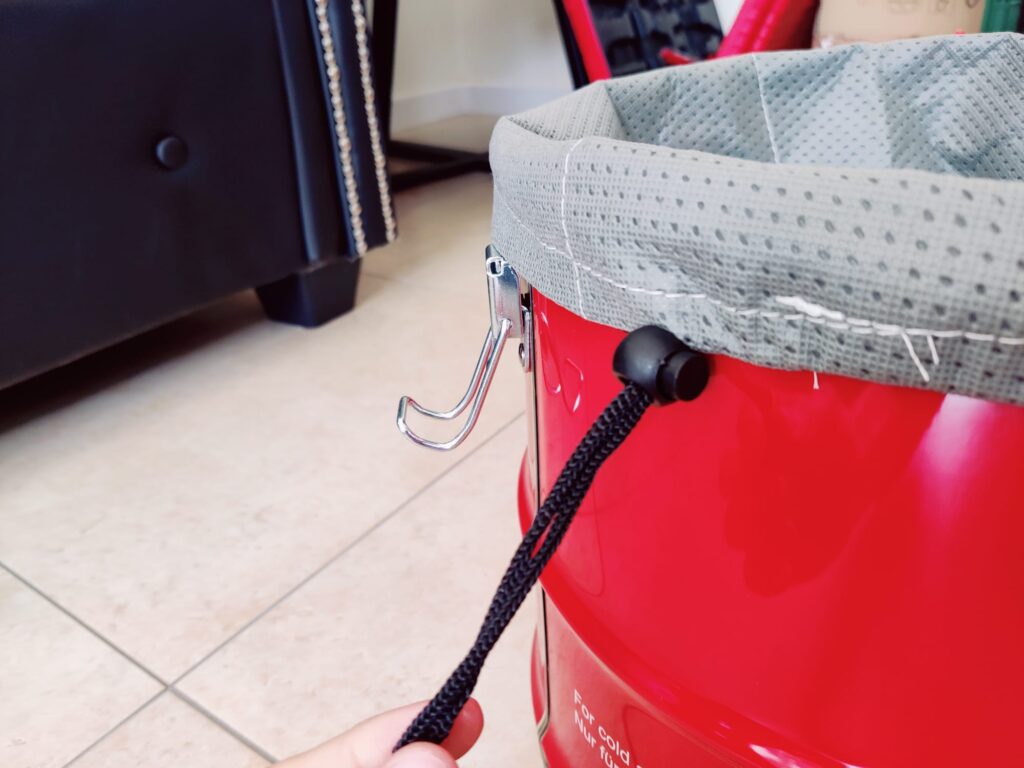 Einhell TC-AV 1830 D Aschesauger Festzugkordel am Vorfilter