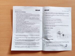 Bikain DI600P Aschesauger Bedienungsanleitung innen