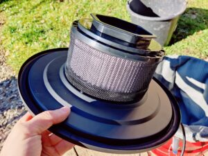 Einhell TC-AV 1830 D Aschesauger Filter nach Betrieb