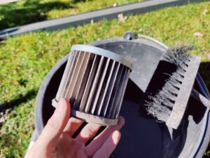 Bikain DI600P Aschesauger Filter Reinigung