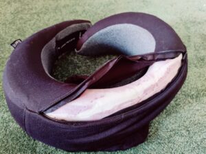 Sleevo Original Nackenkissen Reißverschluss offen