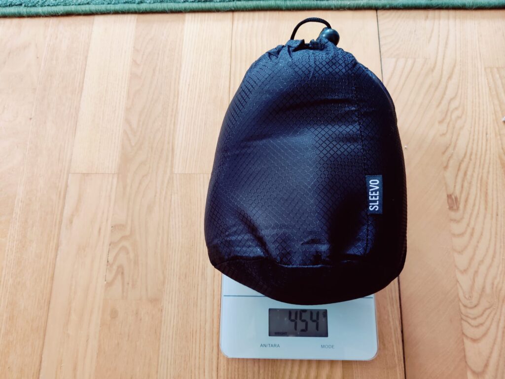 Sleevo Original Nackenkissen Gewicht im Test
