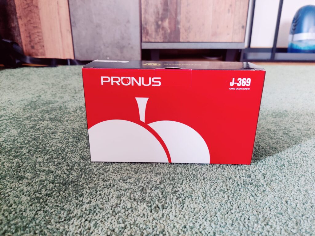Prunus J-369 Kurbelradio Verpackung