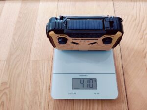 Prunus J-369 Kurbelradio Gewicht mit Batterien