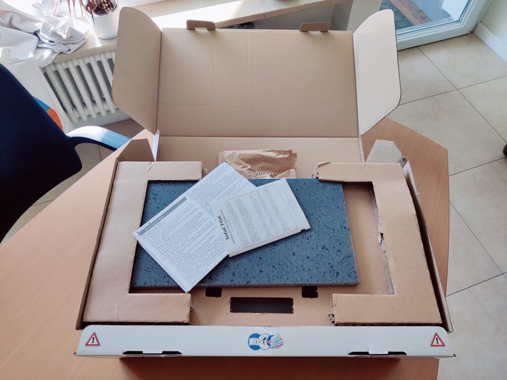 Tefal Pierrade Gourmet PR620D12 Raclette Verpackung offen