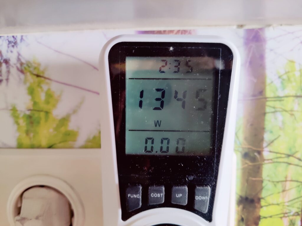 Tefal Pierrade Gourmet PR620D12 Raclette Stromverbrauch auf höchster Stufe