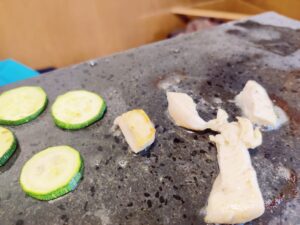 Tefal Pierrade Gourmet PR620D12 Raclette Grillergebnis Fleisch