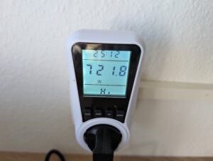 Panasonic SR-DA152WXE Reiskocher Leistunghsaufnahme Warmhalten