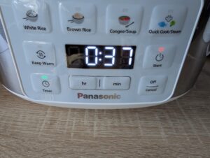 Panasonic SR-DA152WXE Reiskocher Programmstart