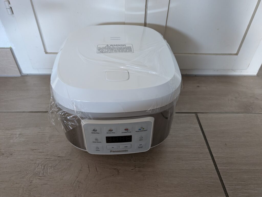 Panasonic SR-DA152WXE Reiskocher ausgepackt