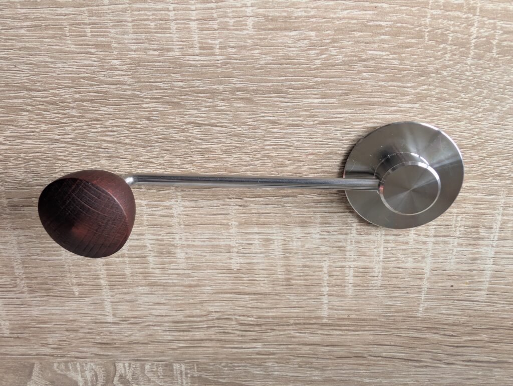 SILBERTHAL-Kaffeemühle Kurbel mit Holzknauf