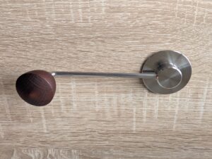 SILBERTHAL-Kaffeemühle Kurbel mit Holzknauf