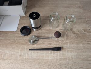 SILBERTHAL-Kaffeemühle Lieferumfang