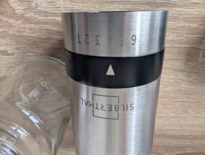SILBERTHAL-Kaffeemühle Mahlgradeinstellung