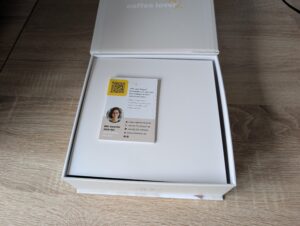 SILBERTHAL-Kaffeemühle Verpackung geöffnet