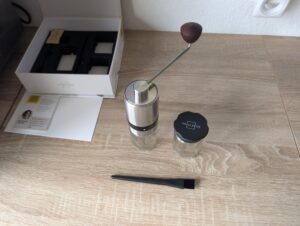 SILBERTHAL-Kaffeemühle zusammengebaut