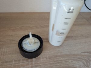 Tefal Blend Up Smoothie-Maker Banane Cashew Smoothie fertig