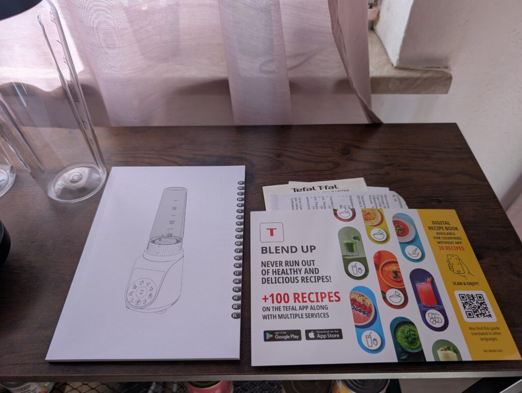 Tefal Blend Up Smoothie-Maker Dokumentation