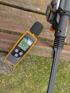 WORX WG633E Hydroshot Akku-Hochdruckreiniger Lautstärke (2)