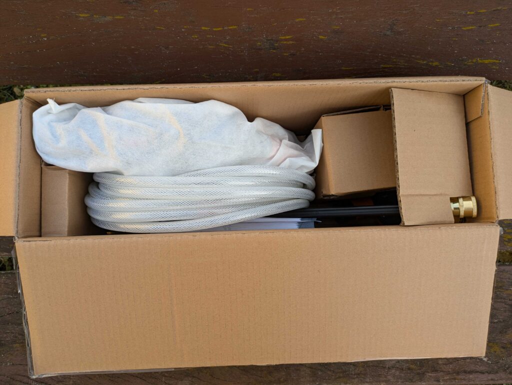 WORX WG633E Hydroshot Akku-Hochdruckreiniger Verpackung geöffnet