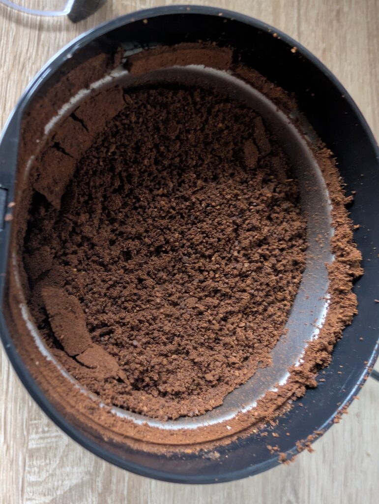 Wancle-Kaffemühle Bohnen fein gemahlen