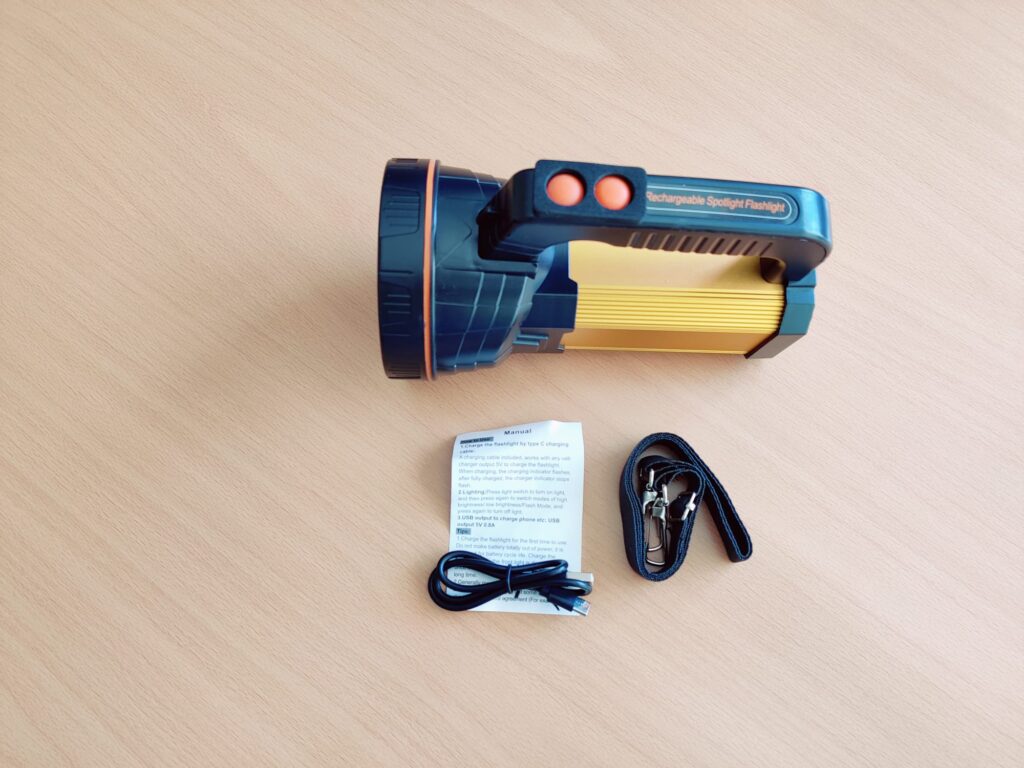 MAYTHANK F04 Taschenlampe Startbild