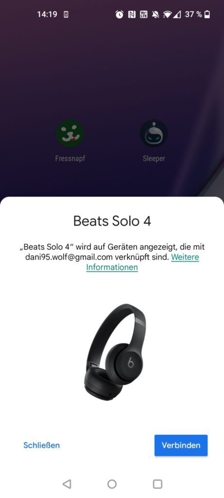 Beats Solo 4 Bluetooth-Kopfhörer Kopplung