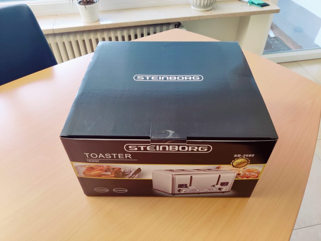 Steinborg SB-2080 Toaster Verpackung