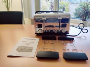 Steinborg SB-2080 Toaster mit Zubehör