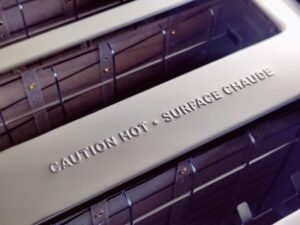 Steinborg SB-2080 Toaster Hitzewarnung