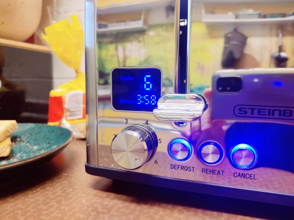 Steinborg SB-2080 Toaster Defrost-Einstellungen